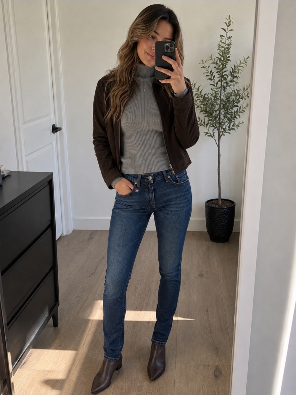 Rag & Bone Low Rise Skinny Jeans Size 27 Medium Wash Blue